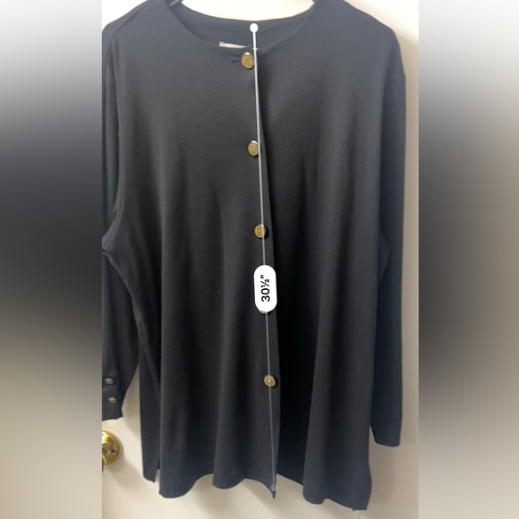 Vintage Ruth Norman Black Button up Sweater Women’s size XL - Picture 3 of 8